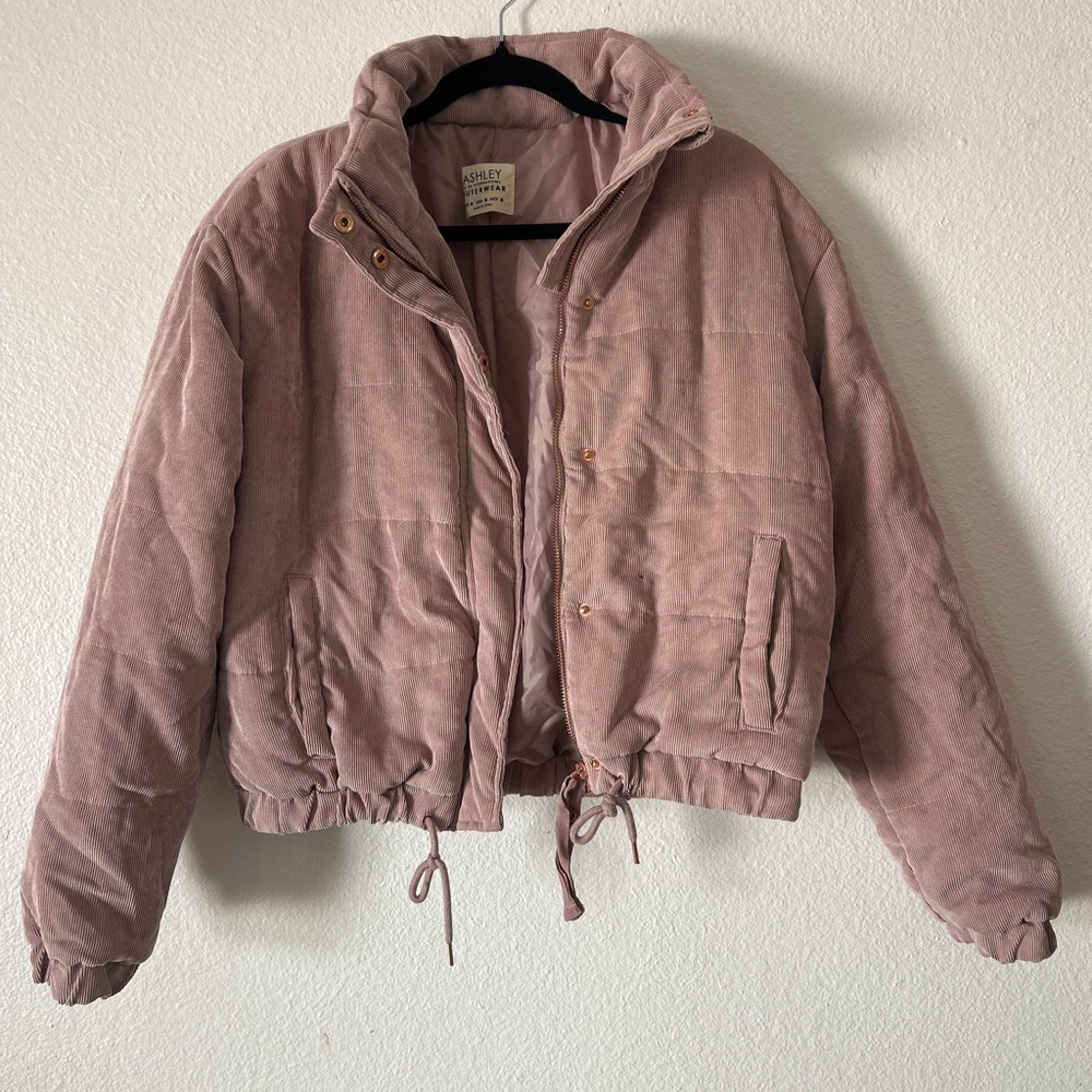 Ashley By 26 International Women's Mauve Puffer Jacket